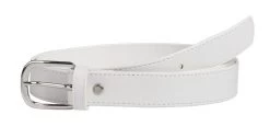 Berufs- Ledergürtel 02/413 Von Leiber, Weiß