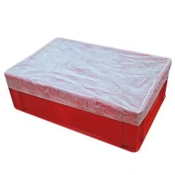 PP-Abdeckhauben Von Hygostar, 120 X 120 X 7,5 Cm, Im 20er Pack, Blau