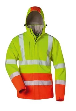 Wattierte Warnschutz- Softshelljacke HENNING Von Safestyle