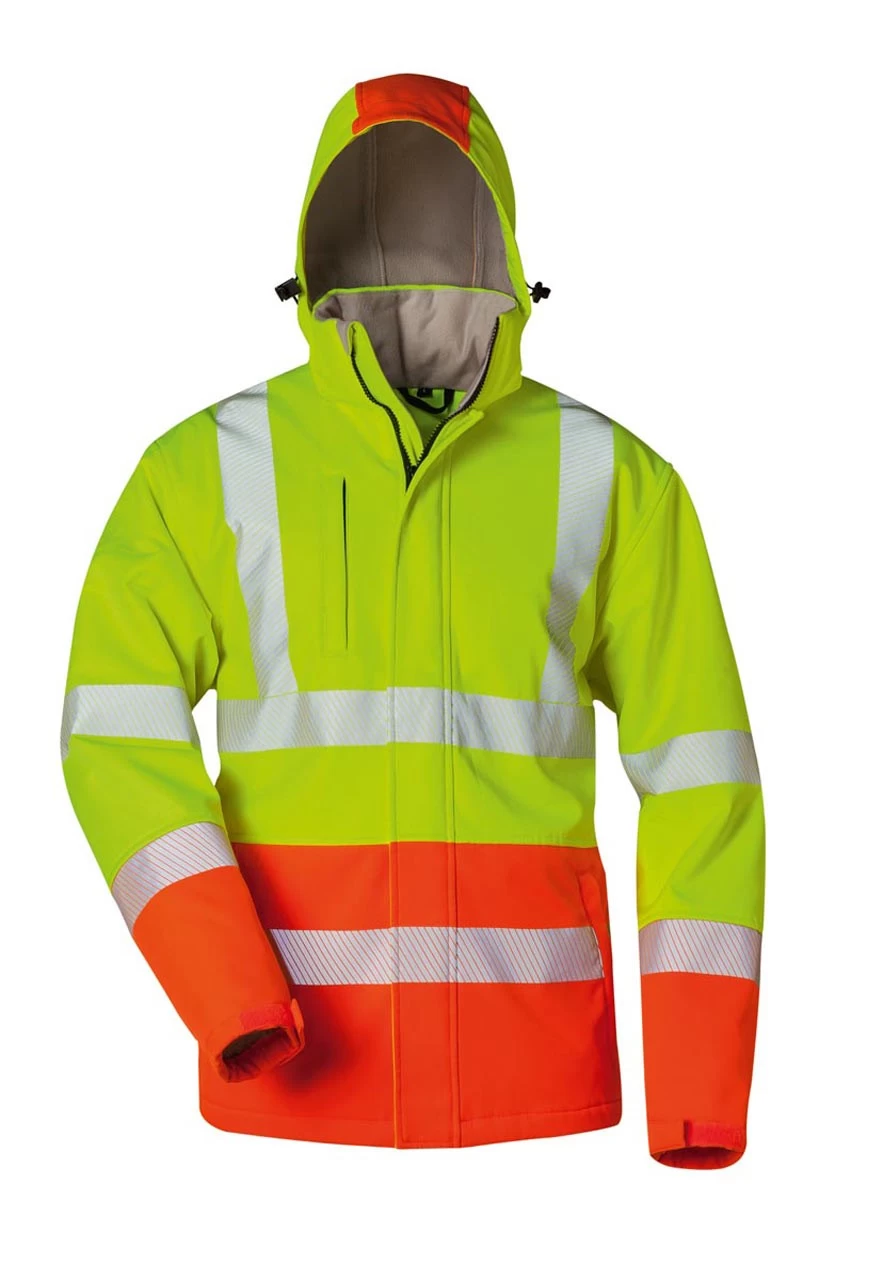 Wattierte Warnschutz- Softshelljacke HENNING Von Safestyle