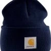 Watch Hat A18, Wintermütze Von Carhartt, Marineblau