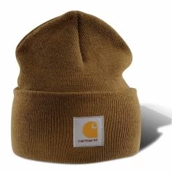 Watch Hat A18, Wintermütze Von Carhartt, Hellbraun