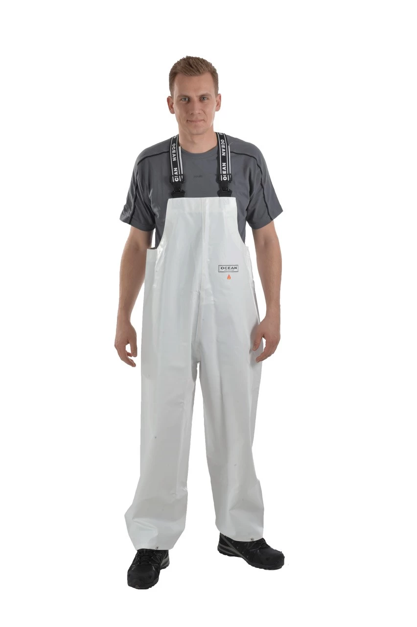 OCEAN® Regen- Latzhose Offshore 325 G/m² Nach EN 14116, In 2 Farben – Bild 3