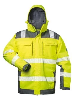 2in1 Elysee Warnschutzjacke RUFUS EN 471, Gelb/grau