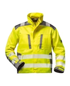 Bund- Warnschutzjacke BASTIA Von Elysee, Gelb- Grau