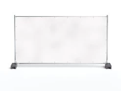 PVC-Mesh Bauzaunplane 290 G/m² 1,76m X 3,41m, Weiß