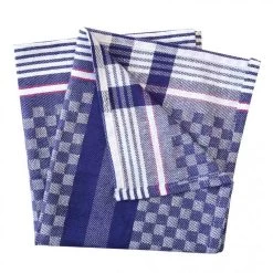 Grubenhandtuch 300309 Von Hygostar, 10er Pack, Blau-weiß