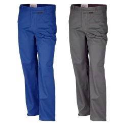 Qualitex Schweißerschutz-Bundhose ROBUST EN 531, Blau + Grau