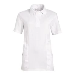 Leiber Polo - Schlupfjacke, 08/2546, 1/2 Arm, Weiß