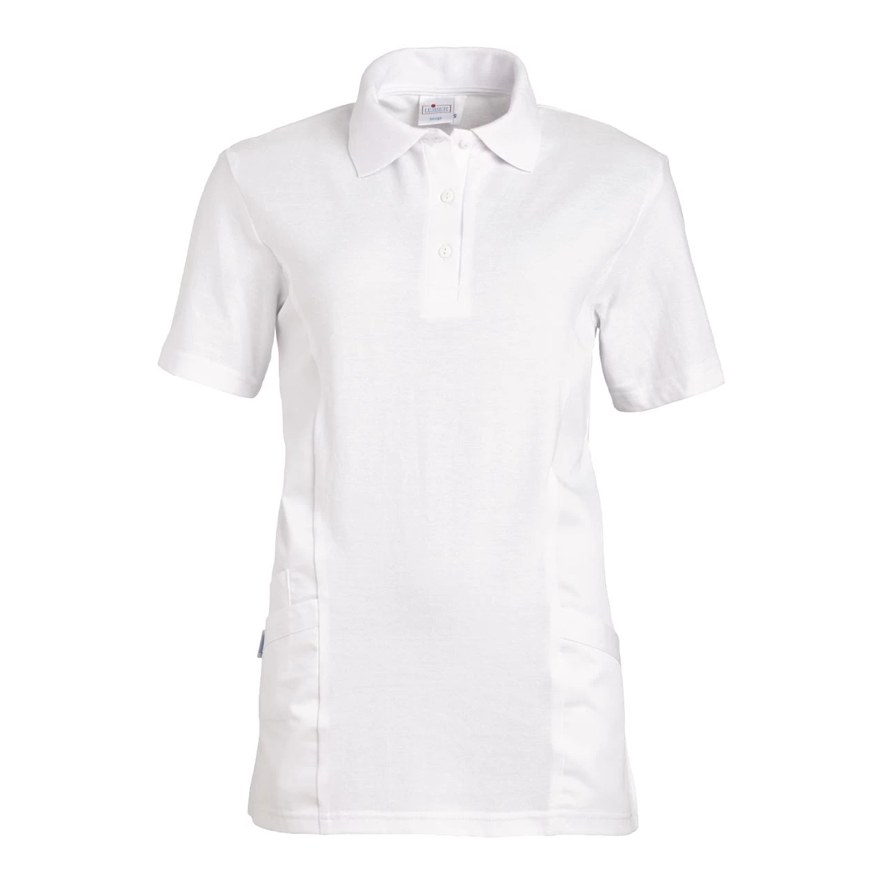 Leiber Polo - Schlupfjacke, 08/2546, 1/2 Arm, Weiß
