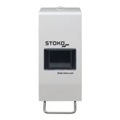 Stoko Mat Vario V- Edelstahl- Spender Für Softflaschen, Weiß Beschichtet