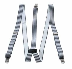 FHB Extra Schmale Hosenträger THEODOR 902933, Grau-anthrazit