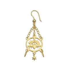 FHB Maurer Ohrhänger AARON 99500, Gold