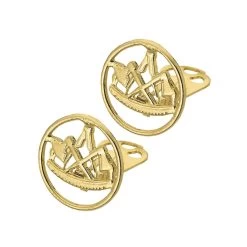 FHB Zimmermann Ohrclip GUNNAR 99610, Gold