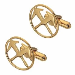 FHB Dachdecker Manschettenknöpfe MATTI 90120, Gold