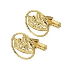 FHB Zimmermann Manschettenknöpfe LEONARD 90110, Gold