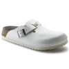 ESD- Clog BOSTON Von Birkenstock, White, Schmal