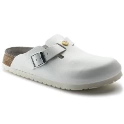 ESD- Clog BOSTON Von Birkenstock, White, Schmal