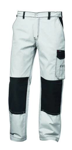 TWILL- Bundhose MONS Von Craftland, Weiß/grau