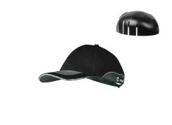 Anstoßkappe Mit Schutzschale GREG Von Elysee, Schwarz-grau