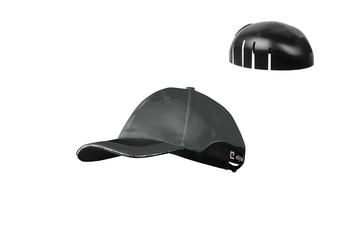 Anstoßkappe Mit Schutzschale GREG Von Elysee, Grau-schwarz