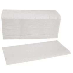 Papierhandtuch 2-lagig, 24x21 Cm, ZZ-Falzung, Weiß
