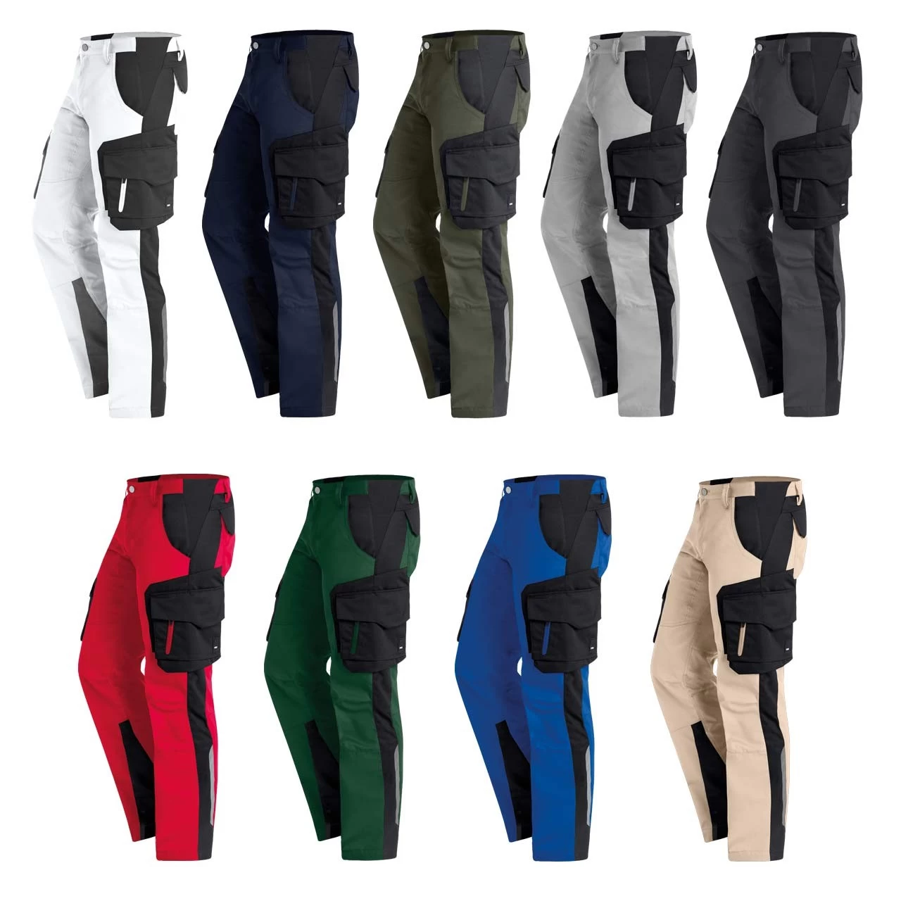 FHB Arbeitshose FABIAN 125300 Aus Mischgewebe, In 9 Farben