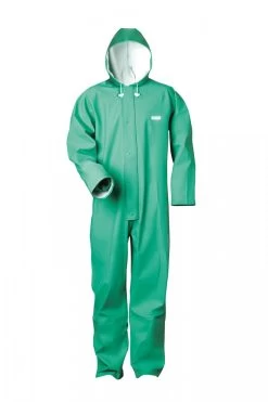 Schutzoverall CHEM-STAR Von Tector, Kat. 3 Typ 5+6, Grün