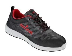 S1P Wica Halbschuhe POLLINO, SRA, Sehr Leicht, Grau / Rot