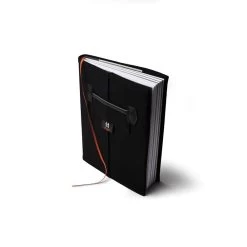 FHB Einband BERNHARD 94001, Englisch- Leder, Schwarz