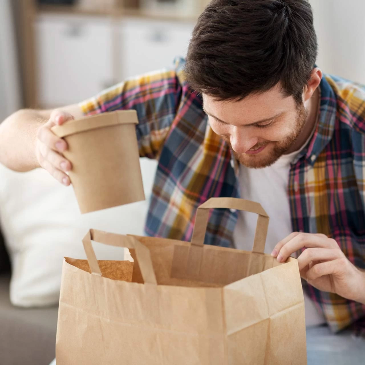 Papiertragetasche Von Nature Star, 44x32x17cm, 250er-Pack – Bild 2