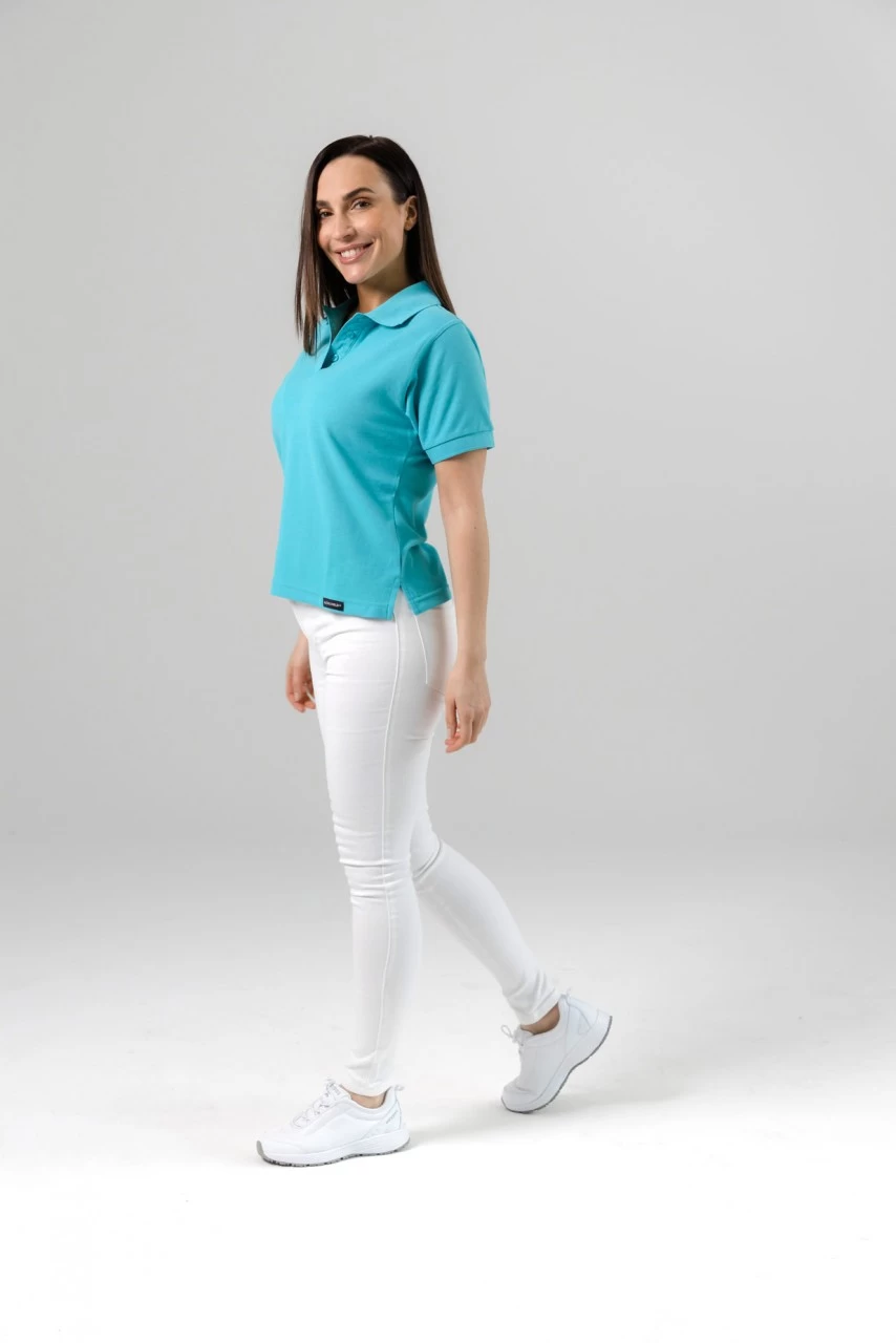 Damenpolo Piqué 60°-Wäsche Von Alltagsheld24 – Bild 3