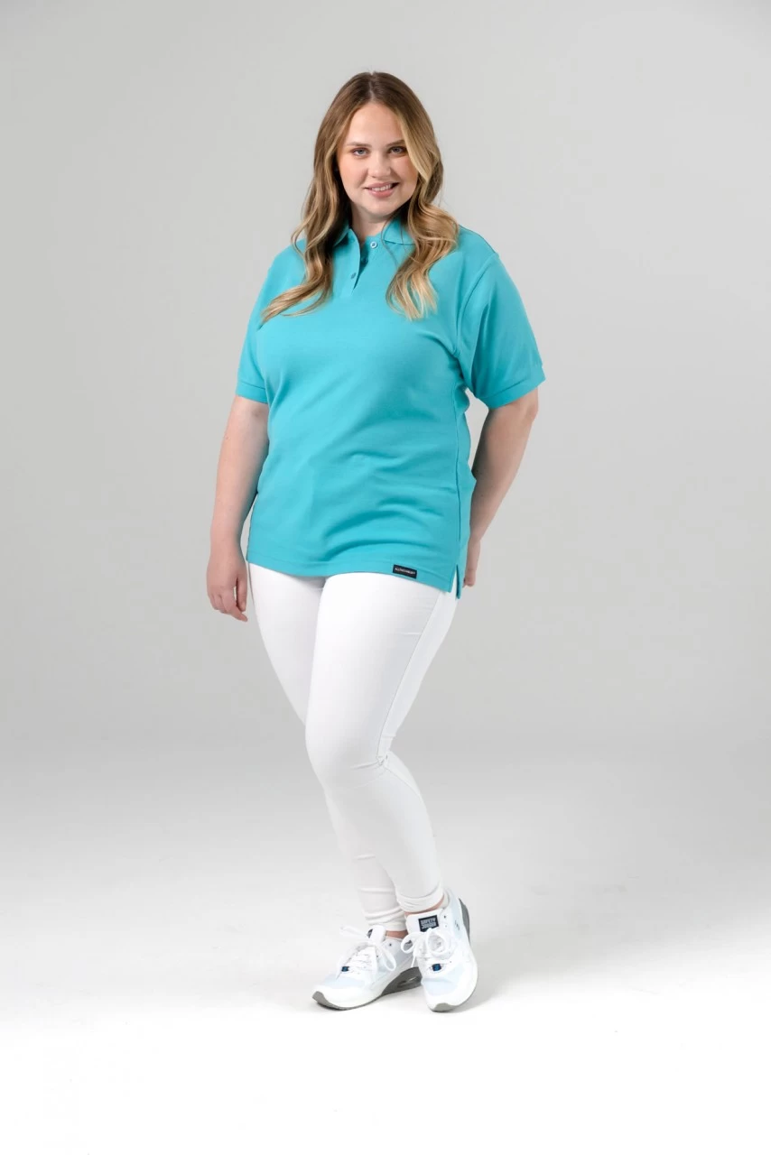 Damenpolo Piqué 60°-Wäsche Von Alltagsheld24 – Bild 2