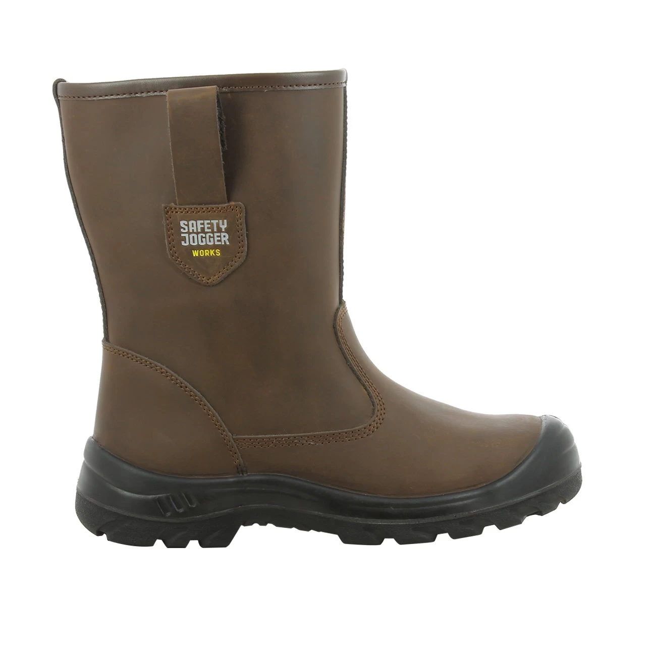 Safety Jogger S3 Leder- Sicherheitsstiefel "ALASKA" , Braun