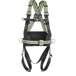 4-Punkt Auffang- Und Haltegurt, Schwarz/Grün