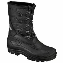 PVC-Winterschnürstiefel *SEILAND*, Schwarz