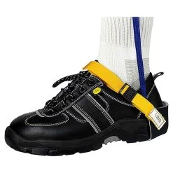 ESD Fersenband Mit Clipverschluss, In Gelb/blau