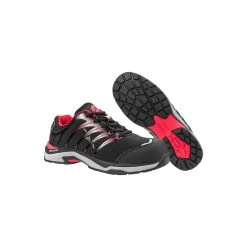 Albatros Damenschuh S1P TWIST RED WNS LOW, Schwarz/rot