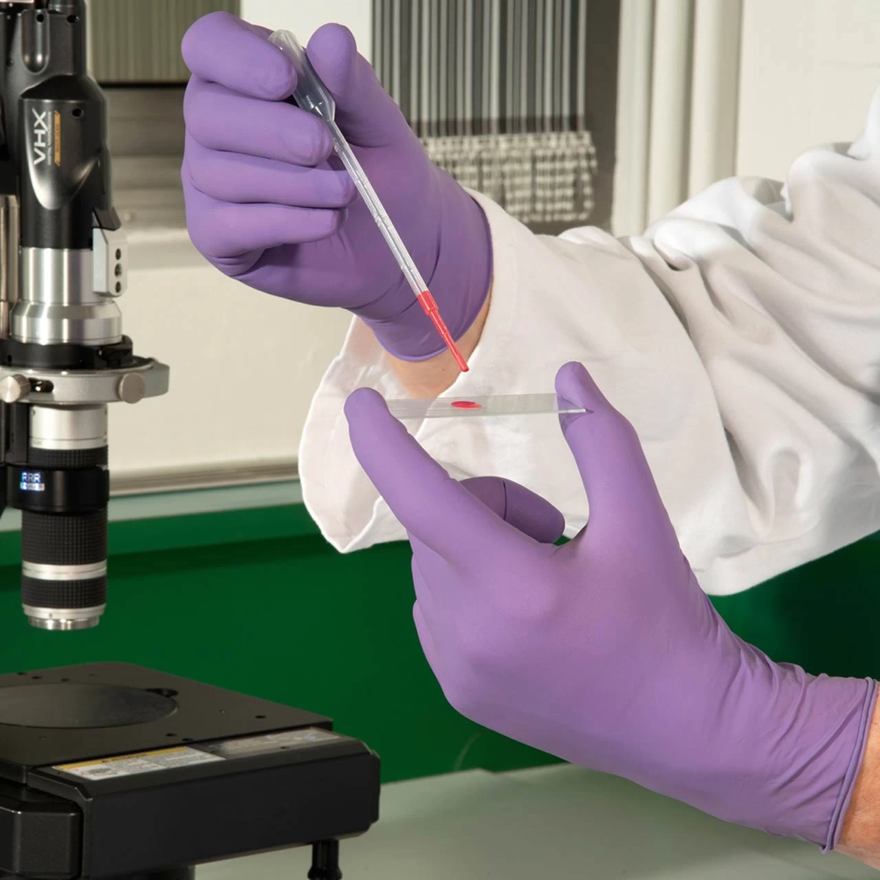 Mapa Naturlatex- Einweghandschuhe TRILITES 994, Violett â Bild 3