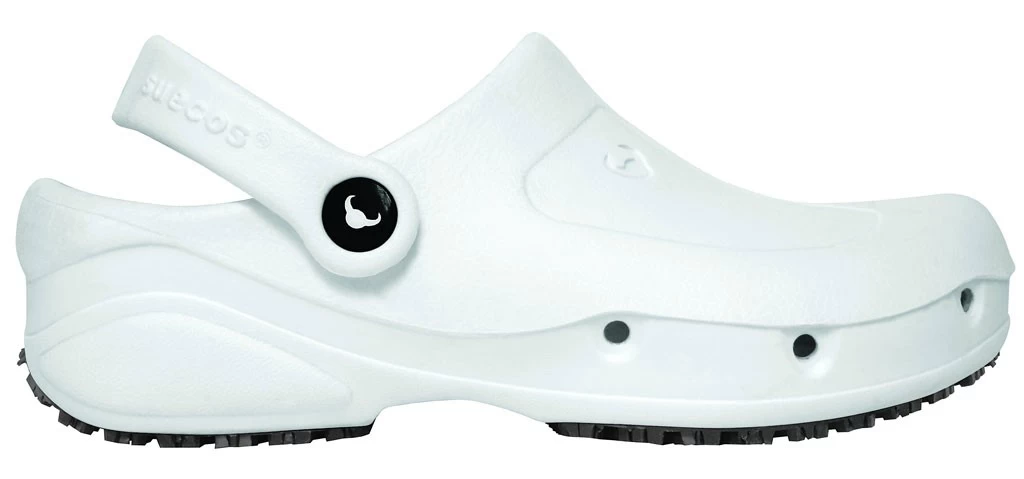 SUECOS Clogs THOR Für Gastro Und Praxis, Rutschhemmend, Weiß
