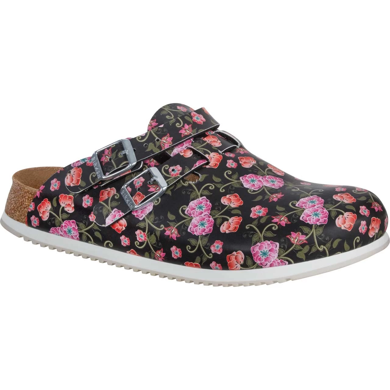 Clog KAY Birkenstock In Blooming Roses Black, Schmal â Bild 2