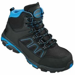 Wica S3 SRC Schnürstiefel ANTILLO, Schwarz/blau