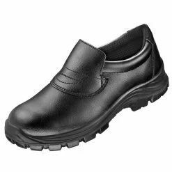 S2 Waschbarer Stahlkappen Slipper ATELLA, Schwarz