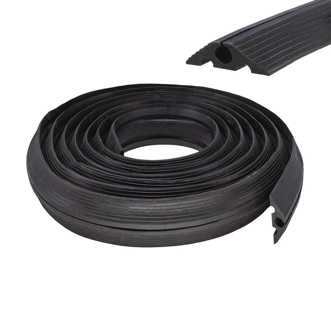 Aufrollbare Kabelbrücke Von Evertec, Schwarz