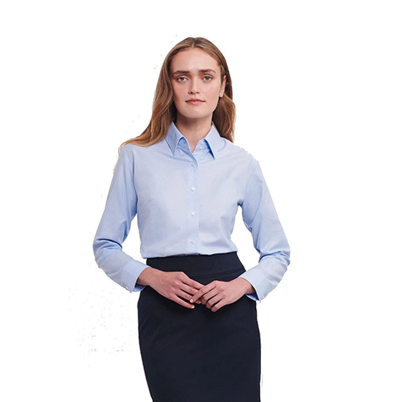 Oxford- Damenbluse Mit Tailliertem Schnitt, In 6 Farben – Bild 2