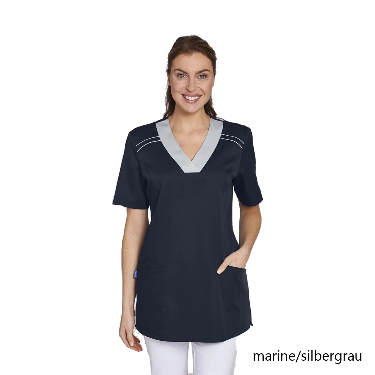 Leiber Kurzarm Damen- Schlupfkasackt 08/2798, In 3 Farben – Bild 2