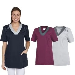 Leiber Kurzarm Damen- Schlupfkasackt 08/2798, In 3 Farben