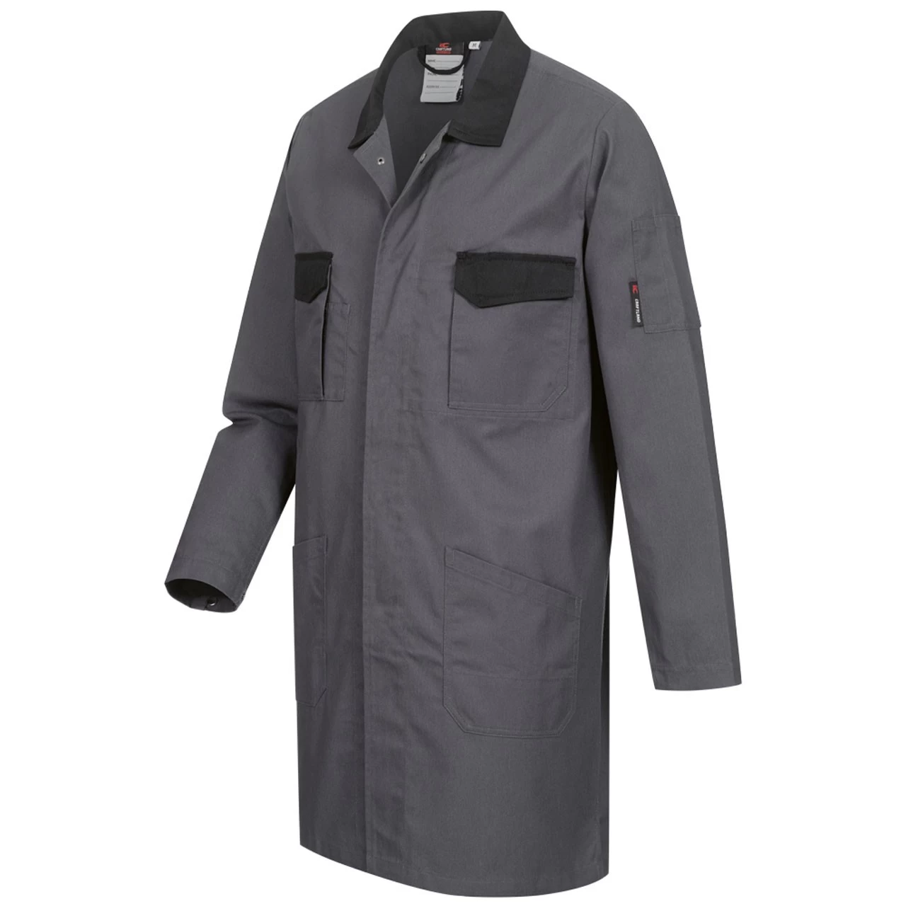 Twill Kittel TIENEN Von Craftland, Grau/schwarz – Bild 3