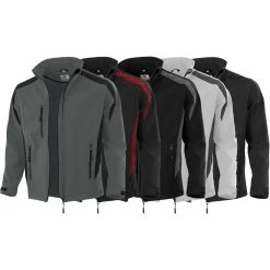 Qualitex Softshell- Jacke, In 5 Farbkombinationen