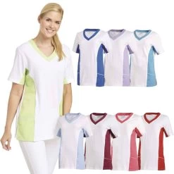 Leiber 08/2531 Damen- Schlupfkasack 1/2 Arm Mit 2 Taschen, In 2 Farben